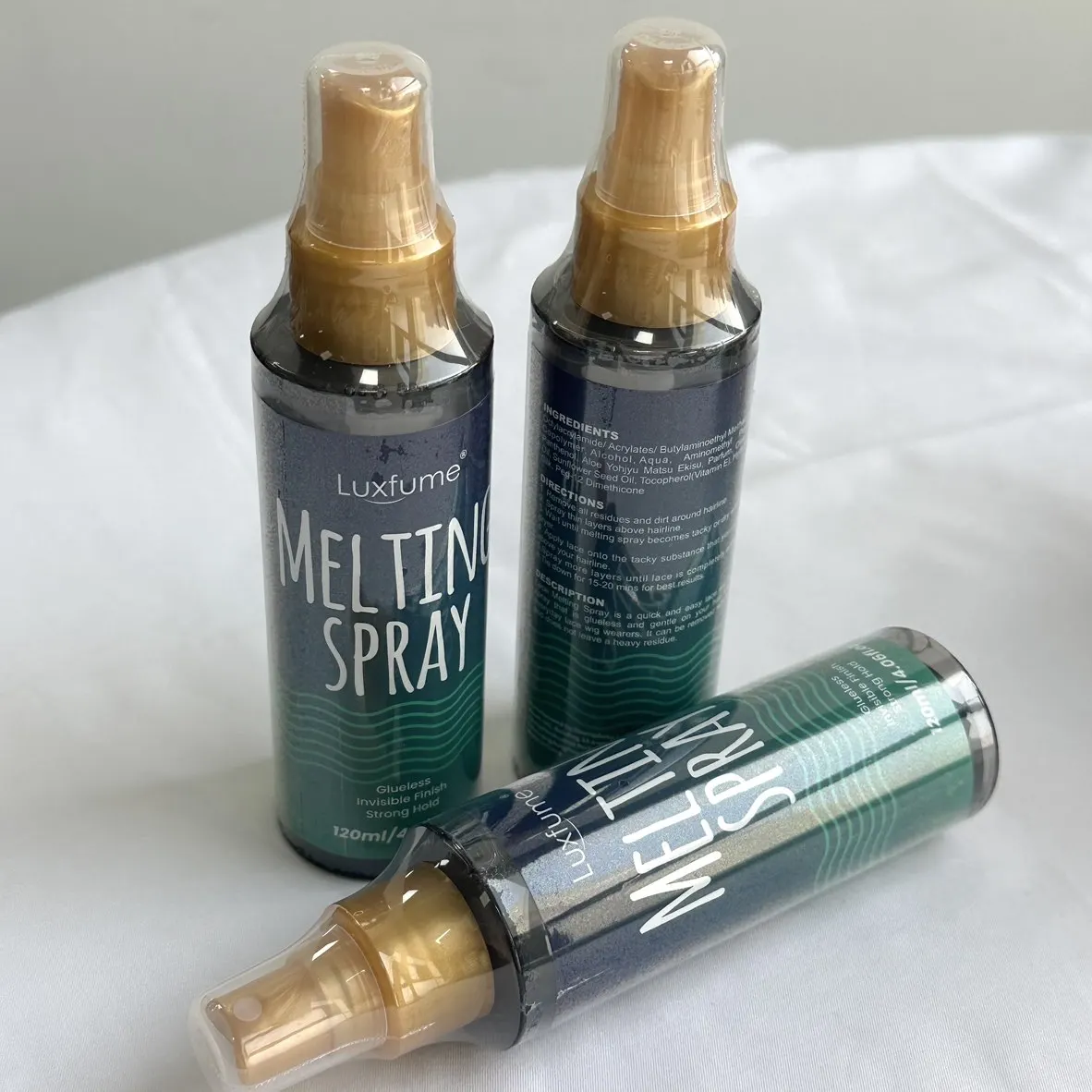 

120ml Front lace wig glue Melting Spray 120ml For lace wigs Long Lasting melting Spray Front Lace Wig Glue spray to melt the wig