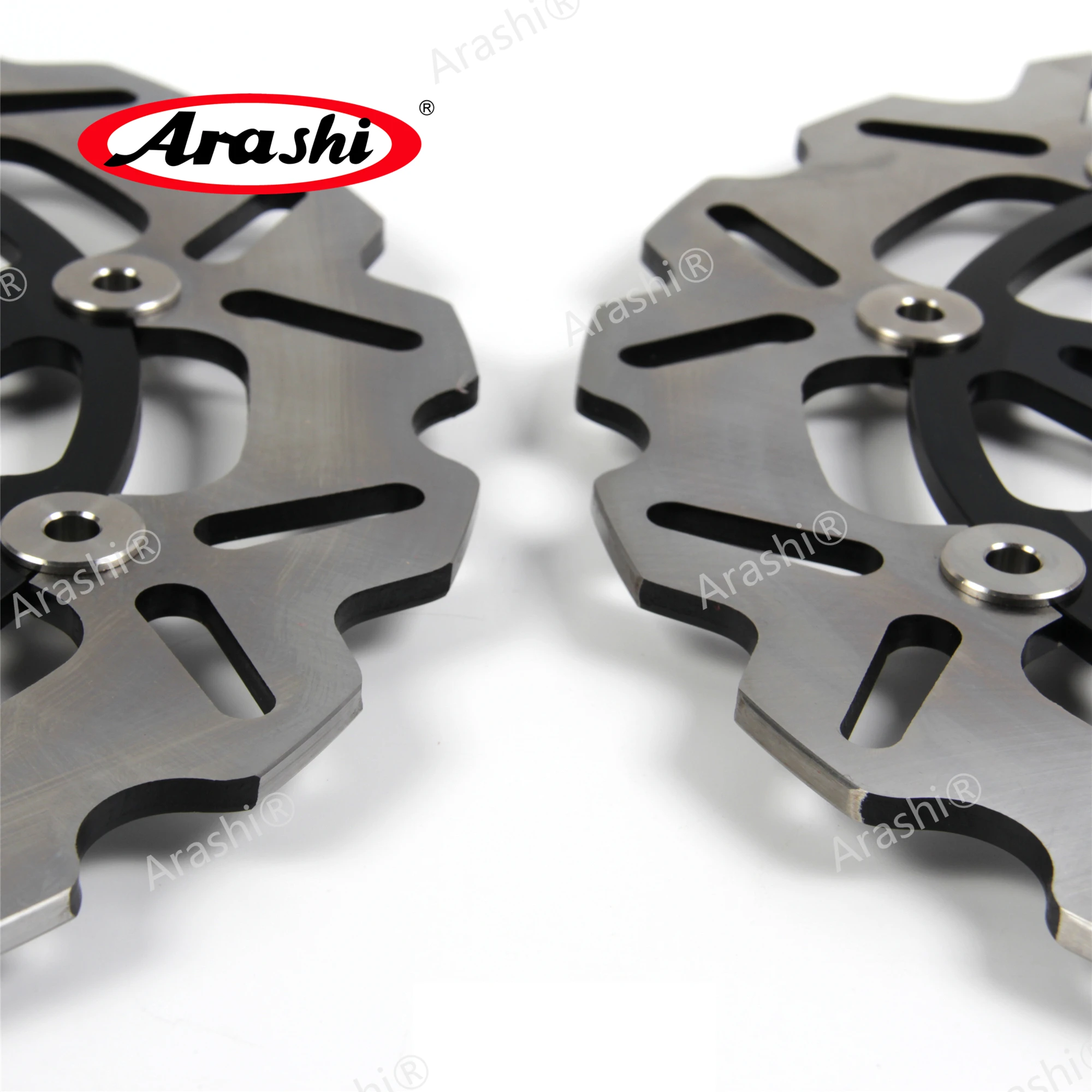 Arashi 1PCS 320mm Motorcycle CNC Floating Front Brake Disk Disc Rotors For KAWASAKI ZZR1100 ZZR1200 NINJA ZX-12R ZX12R ZZR 1100