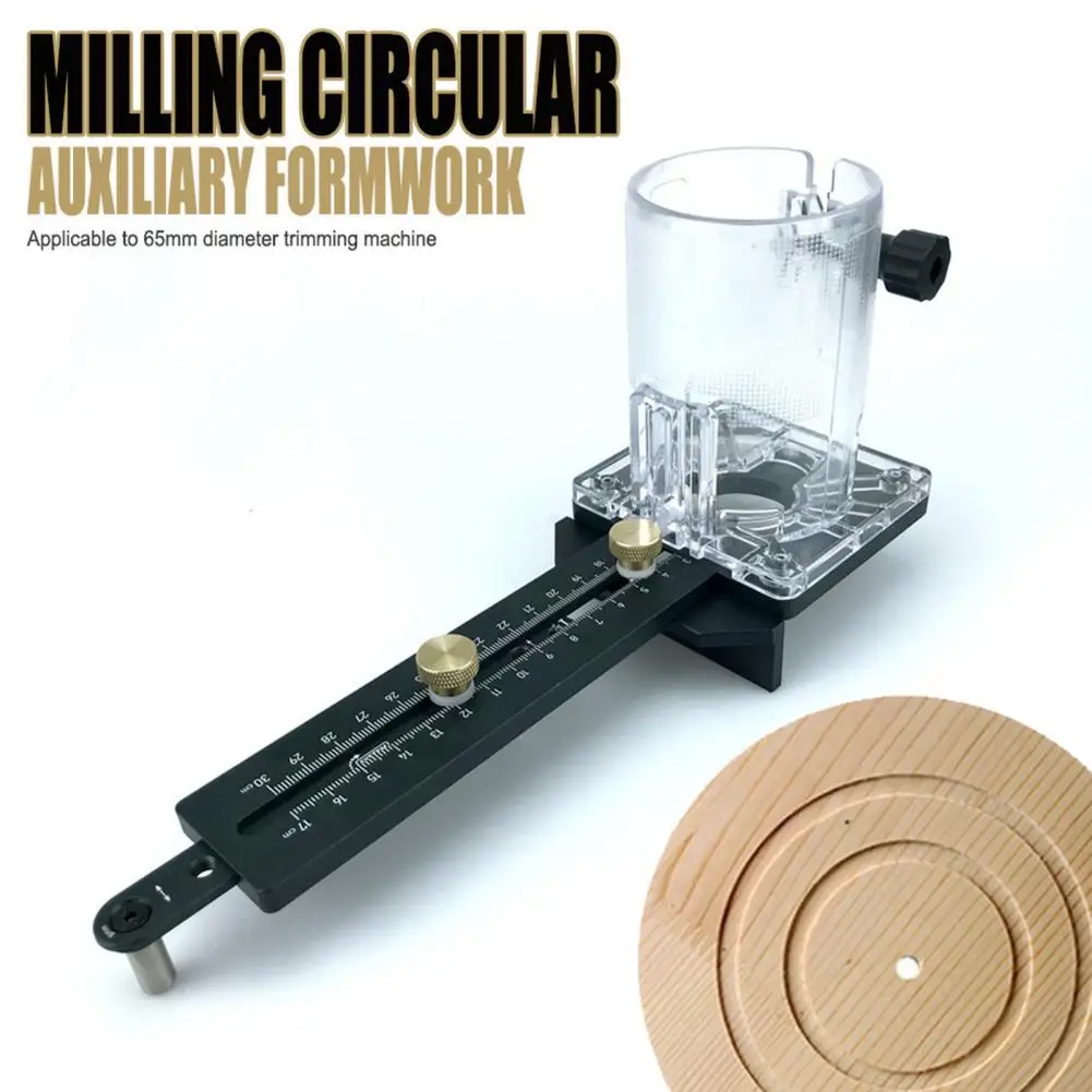 

Circle Cutter Jig Professional Wear Resistant Convenient Trimming Machine Round Milling Device Home Supply