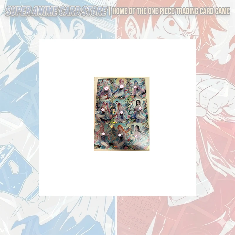 Japanese Anime ONE PIECE LKU EM RQ HL PIT ZAS Boa Hancock Shirahoshi Nefertari D.Vivi Vinsmoke Reiju Robin Collectible Cards