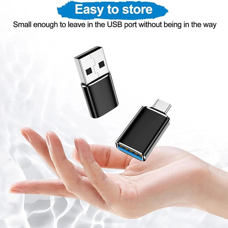 4 Pack USB C To USB Adapter &USB To USB C Adapter For Iphone/PC/Samsung//Ipad/Laptop//Carplay