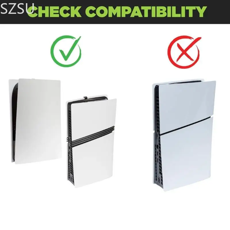 SZSU Enhancing Cooling Game Console Wall Mount Bracket Stand Space Saving Design Secure Mounting Easy to Install Modern