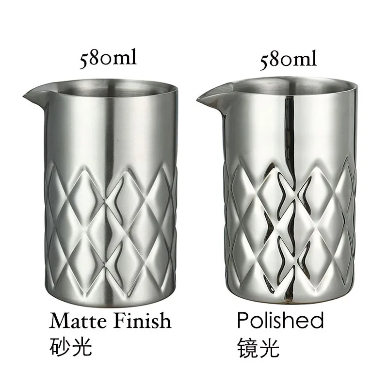 580ml Stirring Tin Cocktail Mixing Glass Double-walled and vacuum insulated for temperature consistency