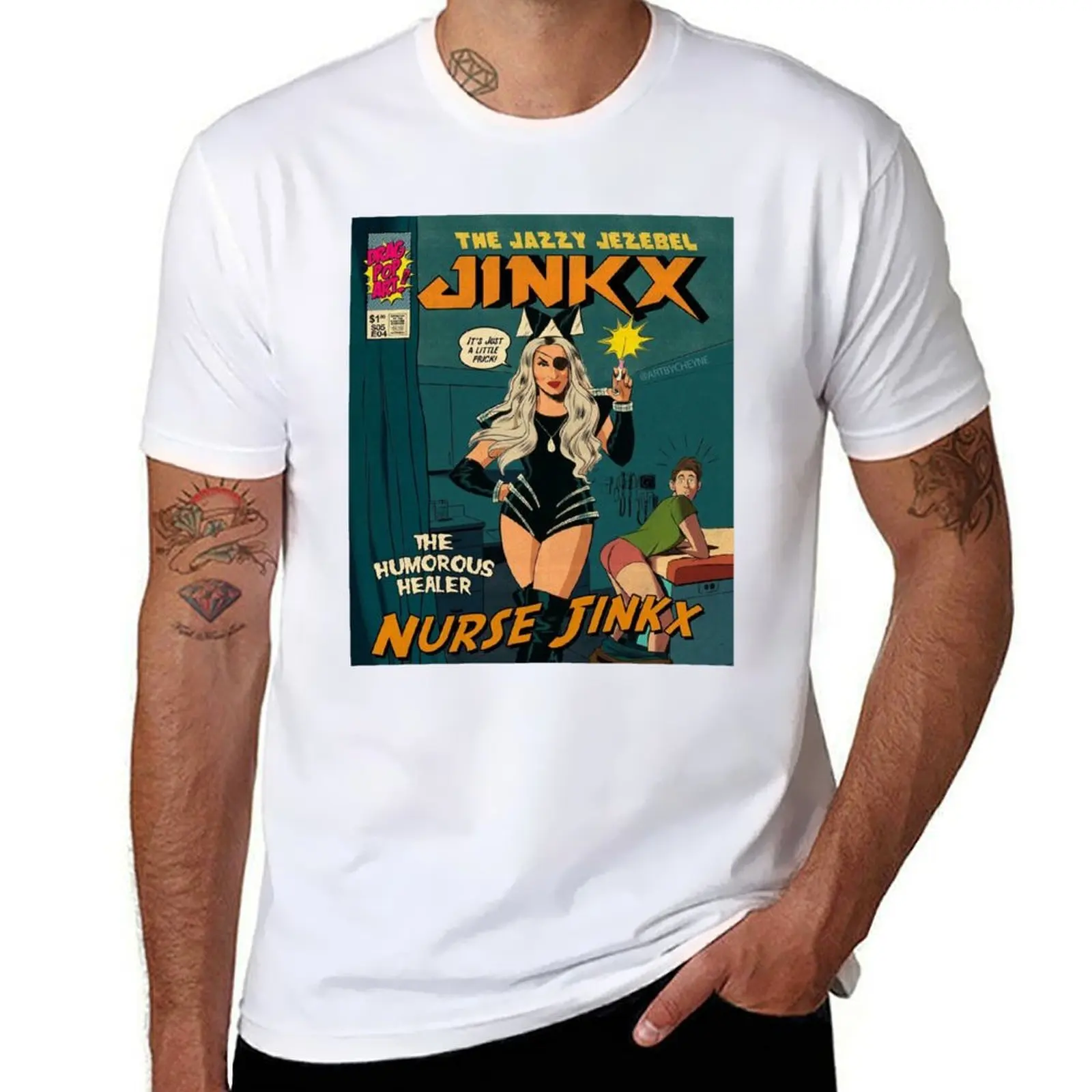 

Jinkx monsoon classic T-Shirt t shirts for man pack cotton cotton t shirts high quality T-Shirt
