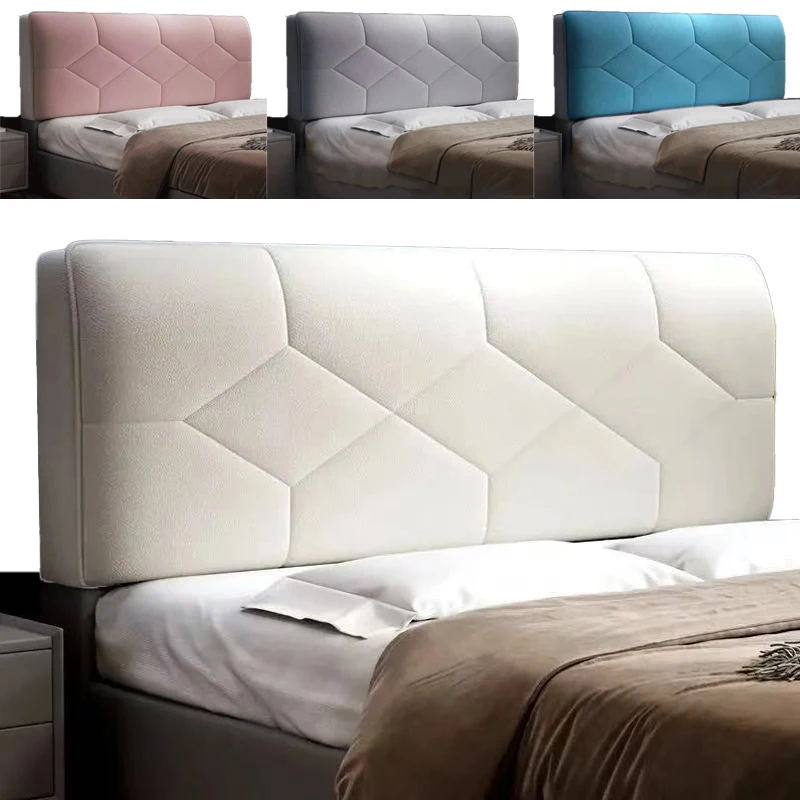 2025 NEW Waterproof Technology Cloth Bed Head Cover Headboard Cover All-inclusive Solid Color Bedside Bed Back Dust Protector