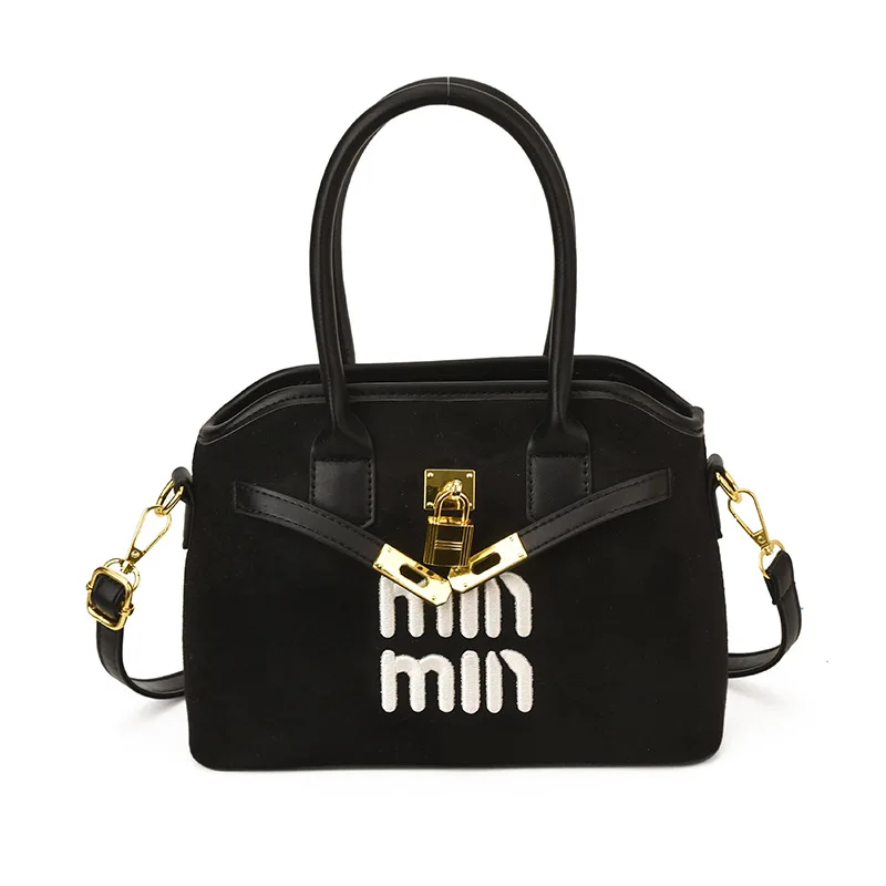 حقيبة كروس واسعة الحروف لعام 2025، محفظة كتف كلاسيكية للنساء، حقيبة كاجوال ليلاً ونهارًا، حقيبة حبال بسيطة، محكم #4