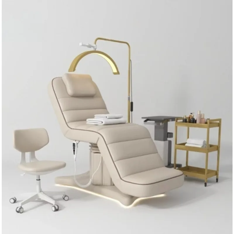 

Beauty Equipment Electric 3 Motors Newest Design Cosmetic Massage Bed Treatment Table Eyelash Cosmetic Facial Bed