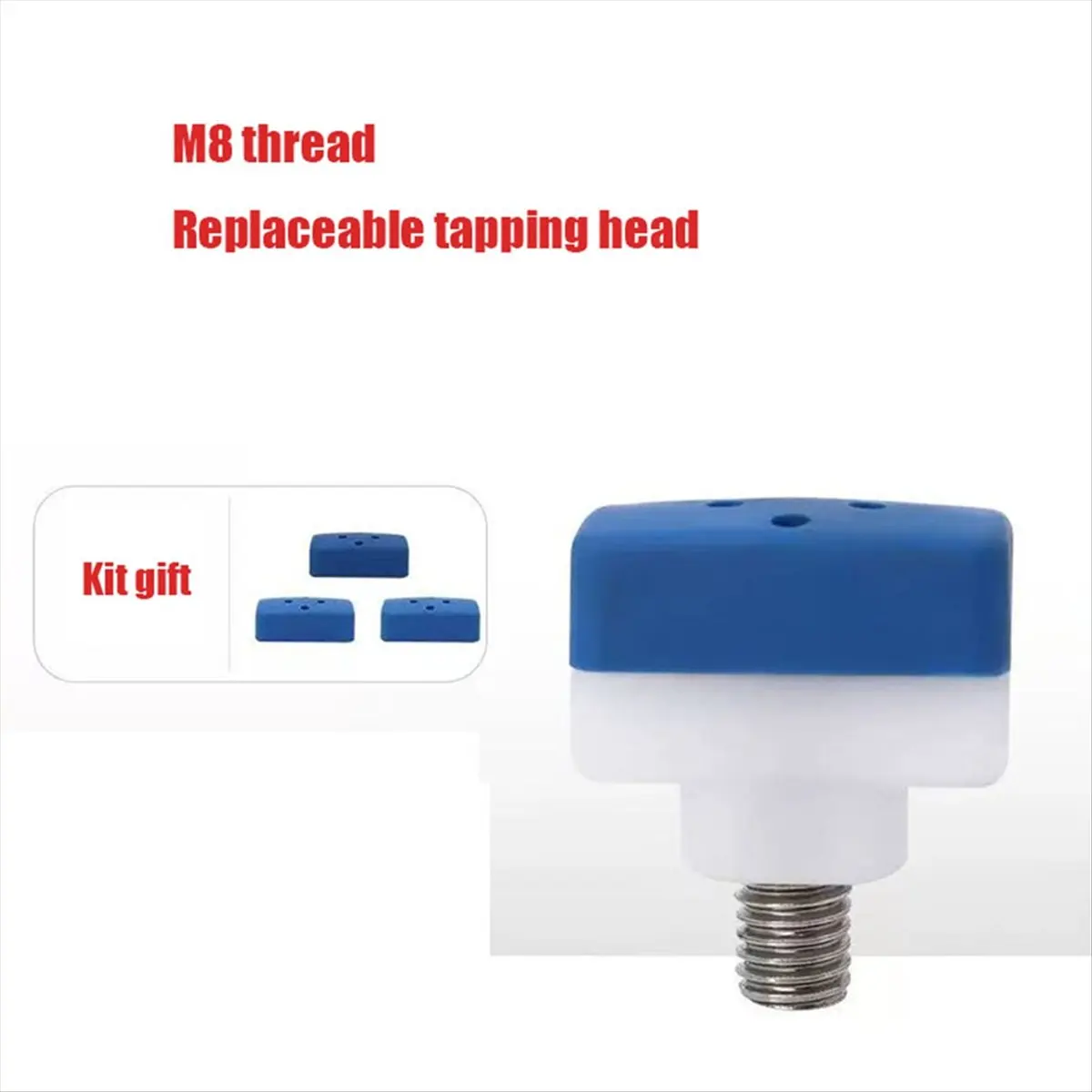 Super Sale Car Dent Repair Tool Leveling Hammer Replaceable Head Dent Pit Repair Free Sheet Metal Head M8 Thread Interface