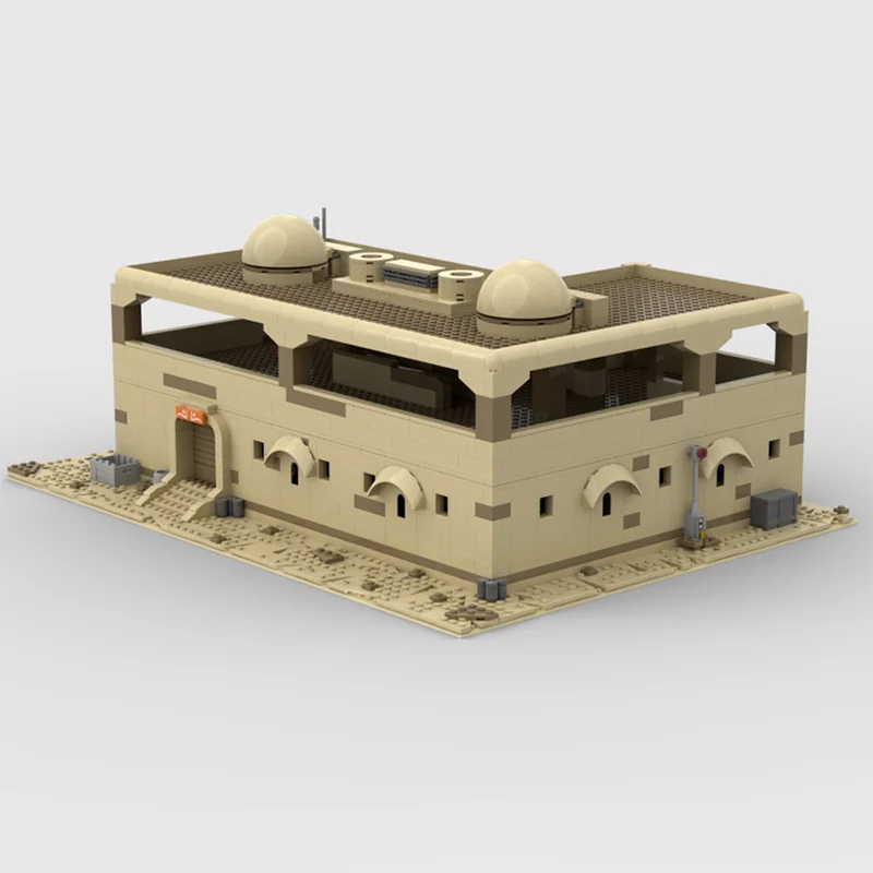 Blocs de construction Moc Tatooine, maison à deux étages, technologie de modèle de film Star populaire, briques à assembler soi-même, ensemble de jouets, cadeaux