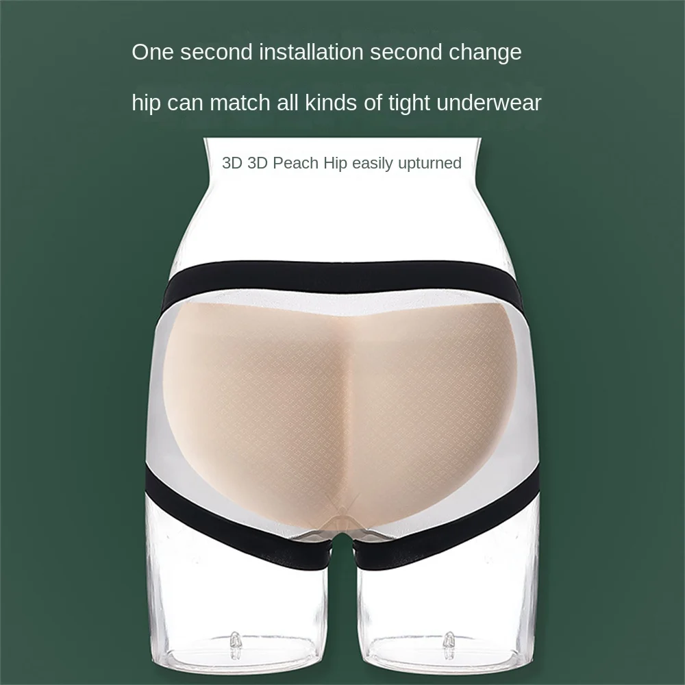 Fałszywe wkładki biodrowe Miękkie lateksowe wkładki podnoszące pośladki dla dorosłych Unisex Plump Pads Buttocks Enhancers Inserts Pad big Ass Crossdress Dragqueen