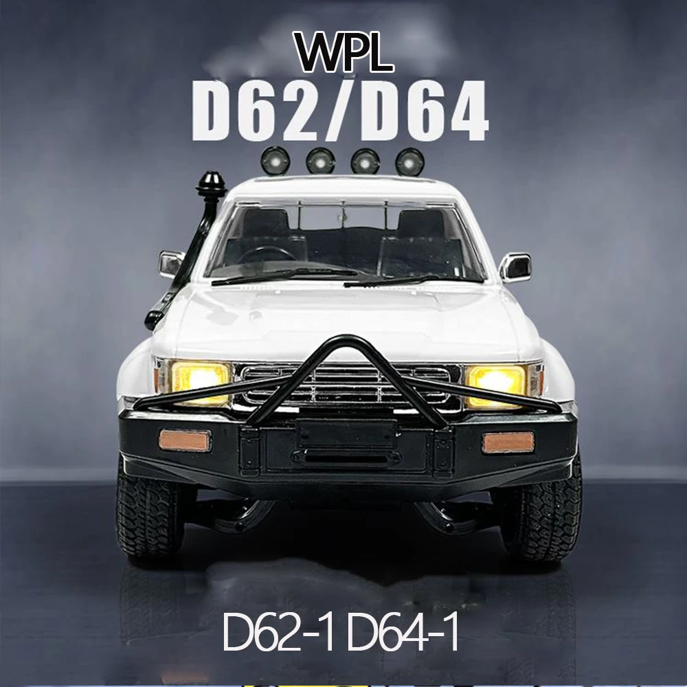 

New WPL RC D64 D64-1 Two Wheel Drive Pickup Truck High Speed Climbing Drift Car 1:16 Children'S Gift Cross Border Naughty Dragon