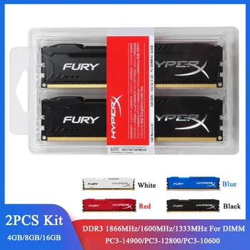 Bellek RAM DDR3 8GB 16GB 2x4GB (2x8GB) kiti 1866MHz 1600MHz 1333MHz masaüstü RAM PC3-12800 14900 1.5V DIMM 240Pin DDR3 PC bellek