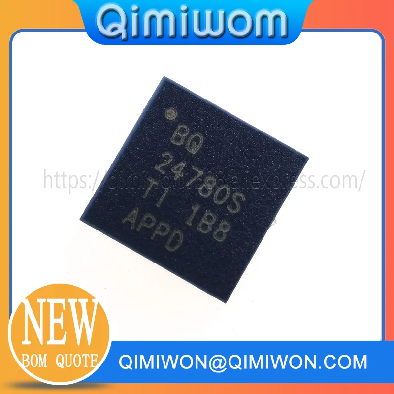 5PCS/LOT 100% New BQ24780S 24780S XQ24780S BQ24780SRUYR BQ24780SRUYT QFN-28 Chipset