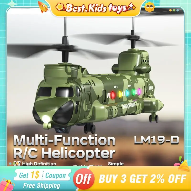 

2.4G RC Helicopter HD Aerial Photography 3 Gears Gesture Remote Control Aircraft 4CH Cool Lighting Children's Toy Model Boy Gift