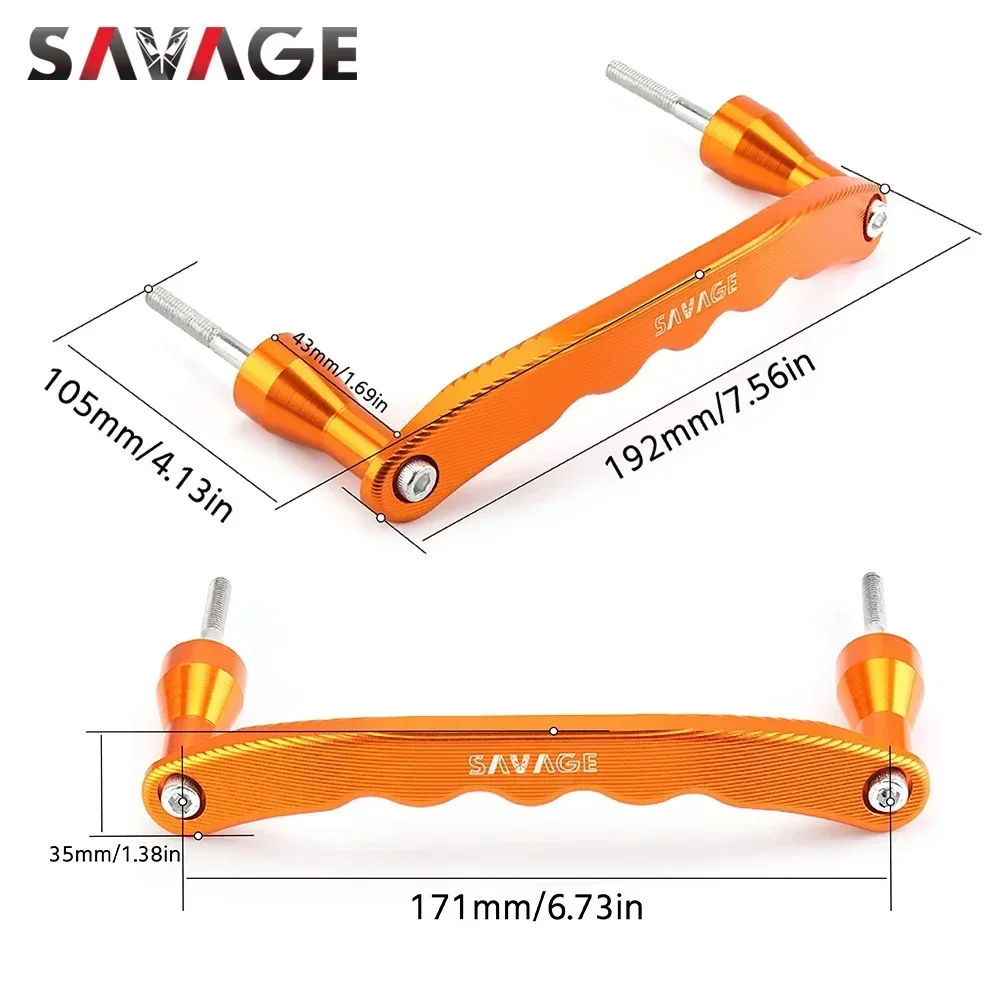 Poignée de poignée arrière pour XC XCW XC-F XCF-W EXC EXCF SX SXF 125 150 200 250 300 350 450 500 530, levier de main courante d\'accessoires de moto
