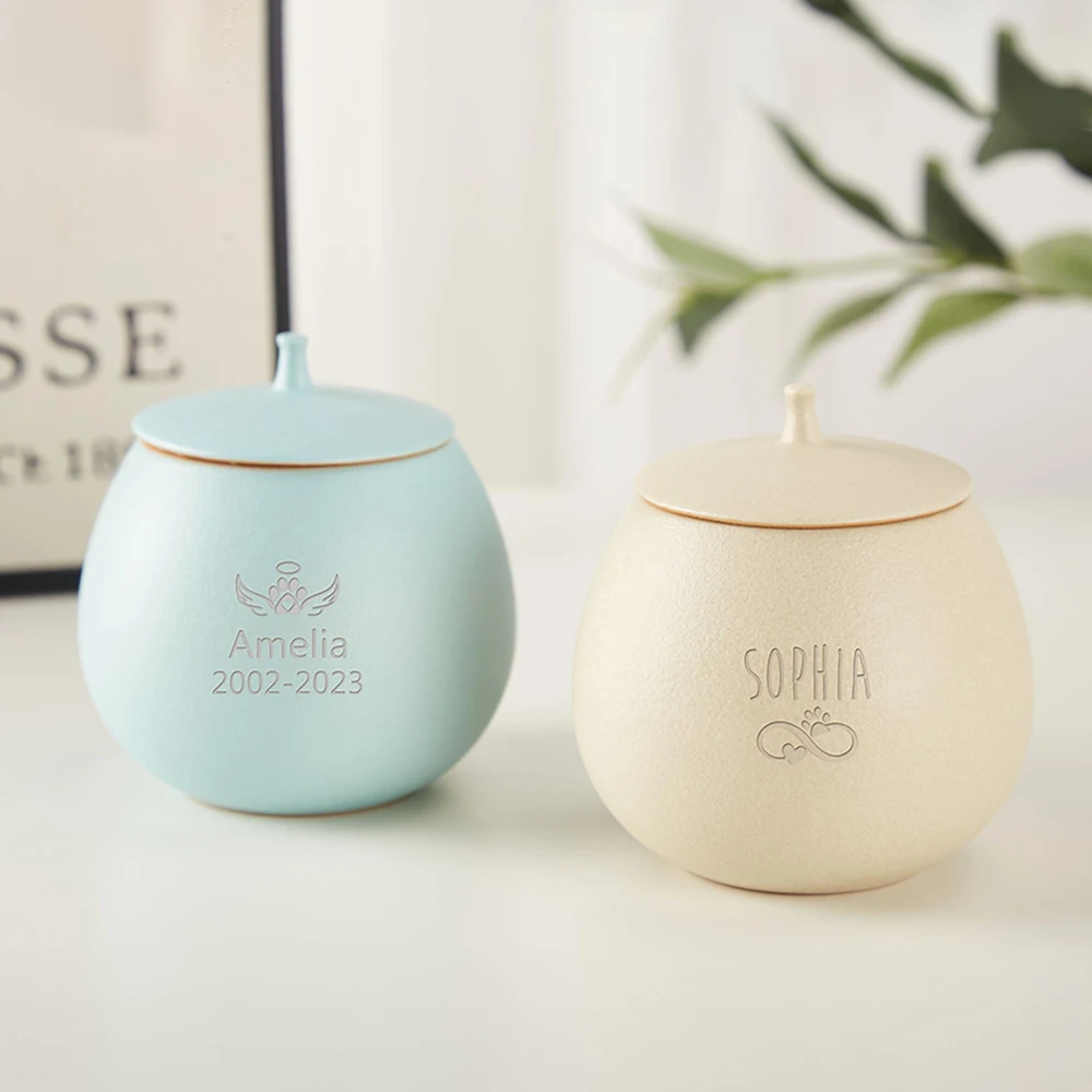 شخصية السيراميك الحيوانات الأليفة تذكار الكلب القط الطيور الجرار مخصص السيراميك Mmini الحيوانات الأليفة الجرار القط أرنب خنزير رماد الأثار #3