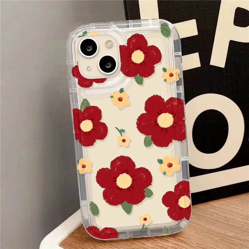 Grace Flower Case For Xiaomi Redmi Note 11 Pro Cover Redmi Note 13 12 10 9 8 Pro 9T 9C 9A 10C 12C Mi 11 Lite 12S Poco X3 Pro M4