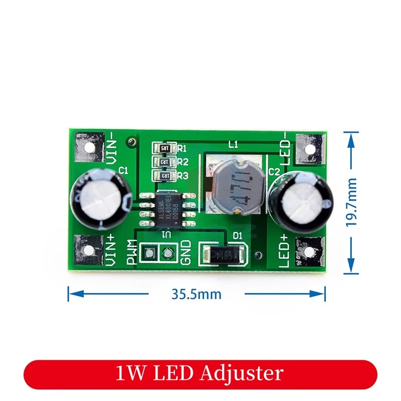 1~100Pcs 1W 2W/3W LED Driver 350mA 700mA PWM Dimming Input 5-35V DC Constant Current Module