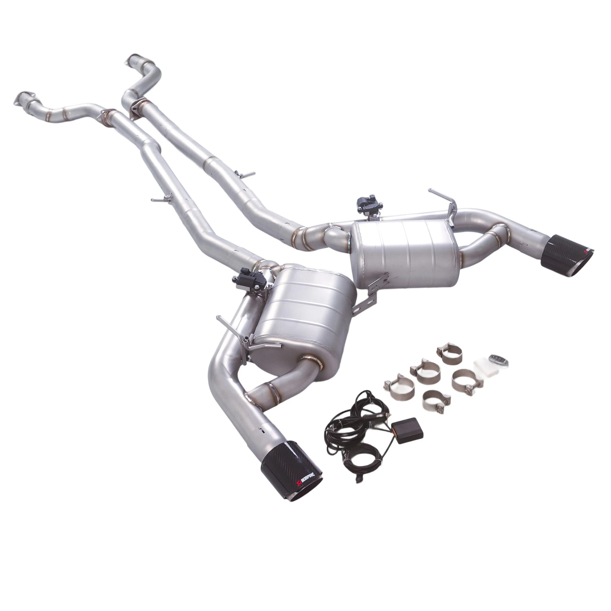 For Applicable to the 2013-2024 Q50 Q60 3.0T 3.7L Stainless Steel Mid Rear Sports Electronic Variable Valve Exhaust
