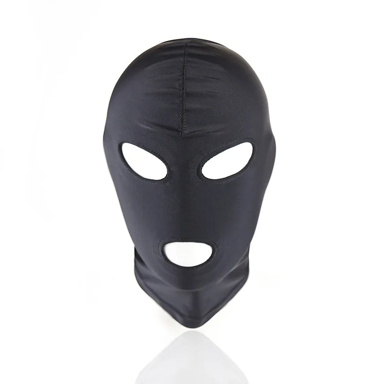 Mask Hood Sexy Toys Open Mouth Eye Bondage Party Mask Cosplay Slave Punish Headgear Adult Game BDSM Bondage Set