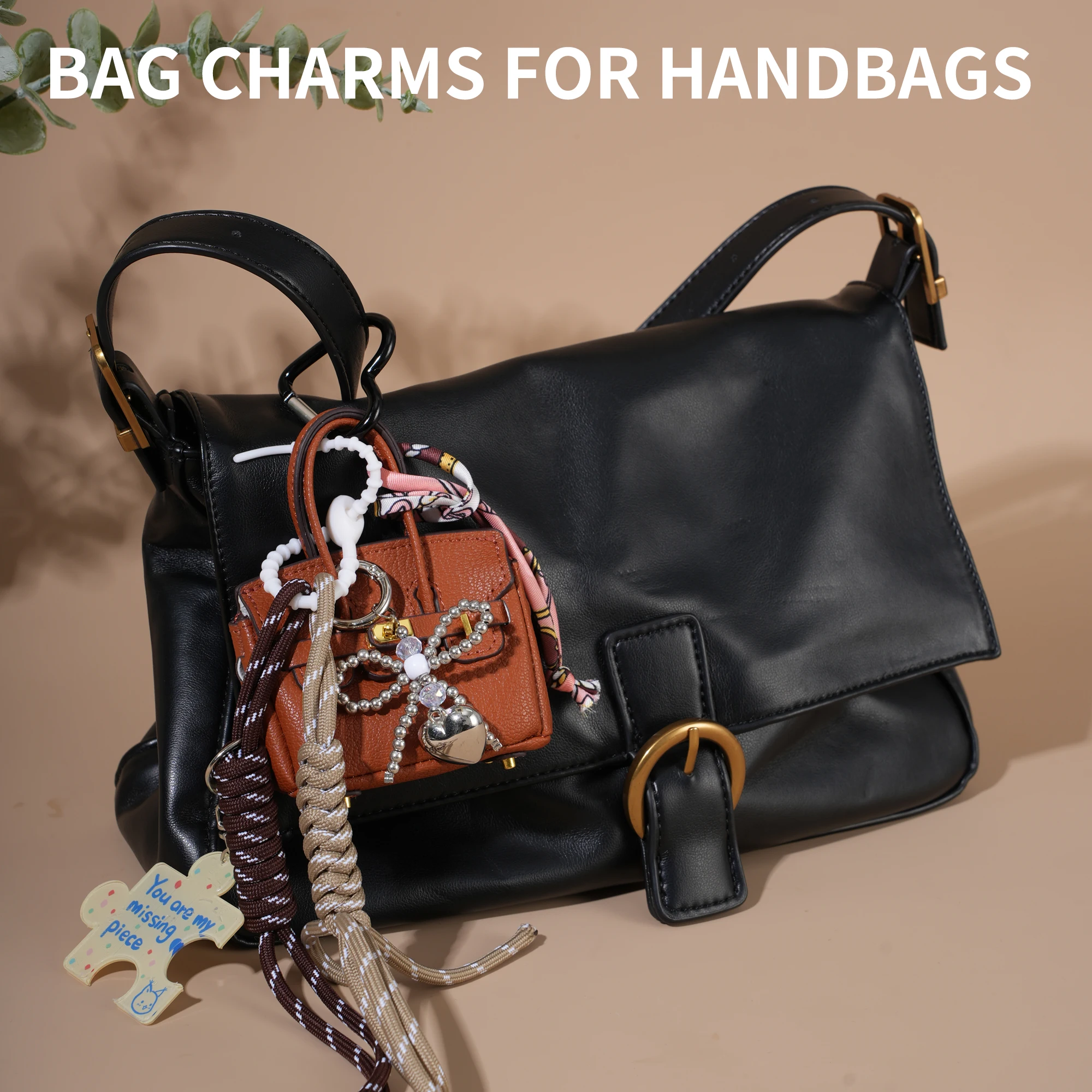 

new extremely complicated bag pendants, versatile bag pendants, Ba Jia matching with hanging ropes, fashionable key pendants