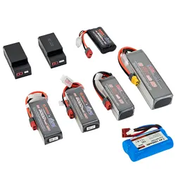 7.4V 1050mAh 2000mAh 3000mAh 11.1V 3S 2500 5200mAh Original And Upgrade Lipo Battery For MJX 16207,16208,14301,14210,10208,H8H