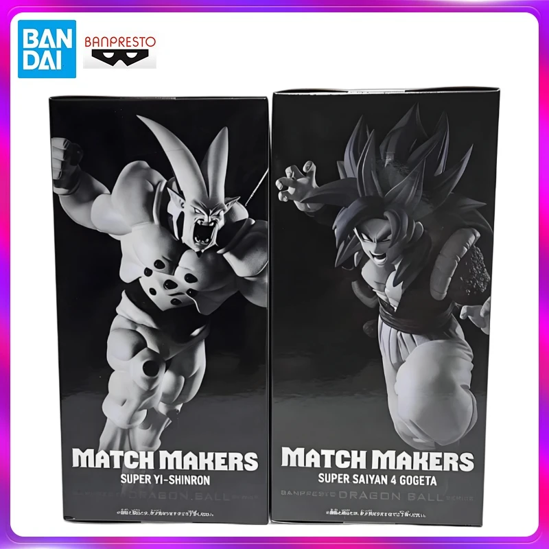 Image of Auf Lager Banpresto Bandai Anime Dragon Ball GT Super Saiyan 4 Omega Shenron Vs Gogeta Original Actionfiguren Modell Spielzeug Geschenk TT