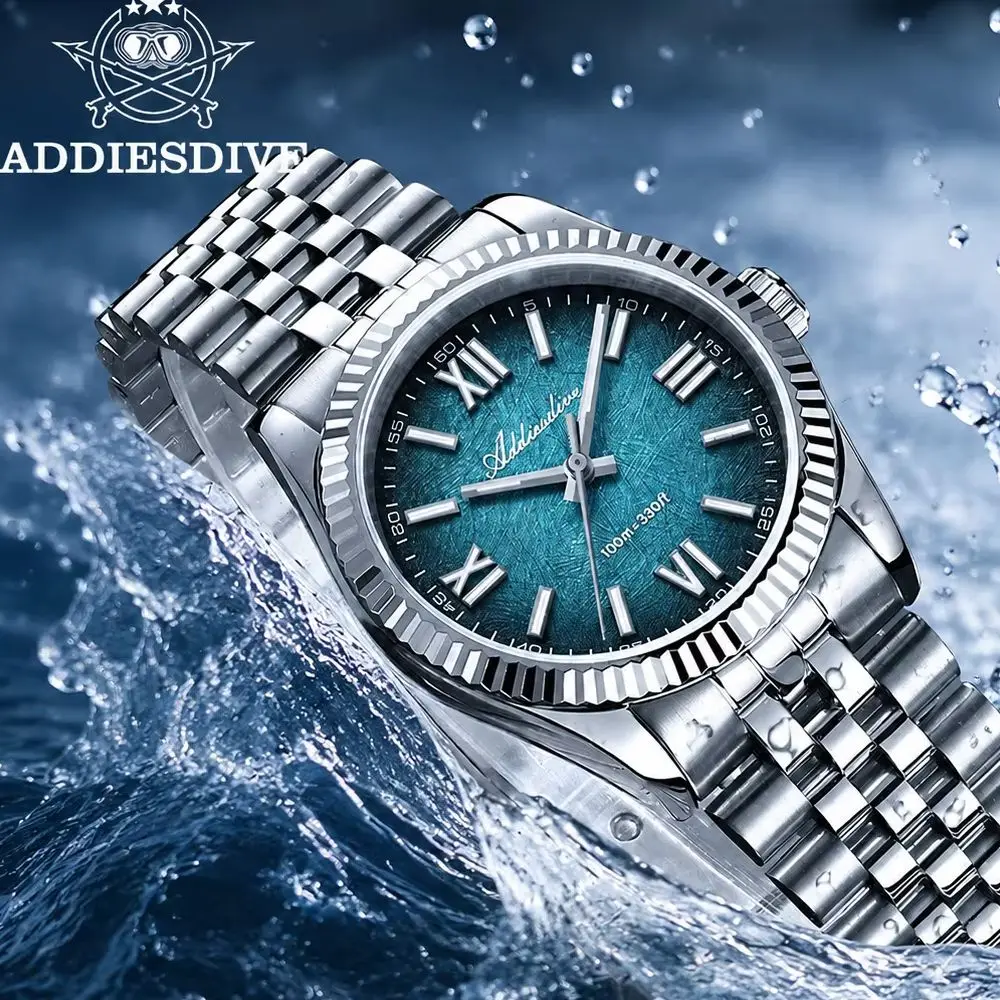 ADDIESDIVE Fashion Ladies Watches 36MM Sapphire Glass Super Luminous Women's Quartz Watch Hight Quality Waterproof Wristwatches