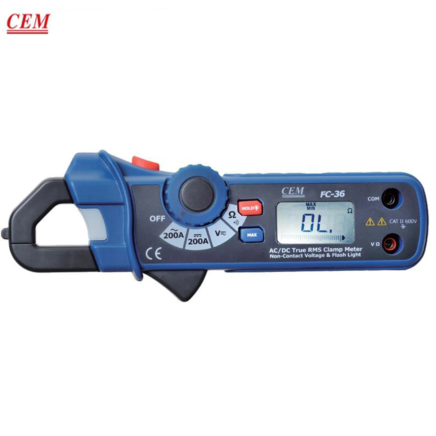 CEM FC-33  AC / DC Clamp Non-Contact Voltage Clamp Meter Frequency Test Table Clamp Meter Universal Meter DC Frequency Test