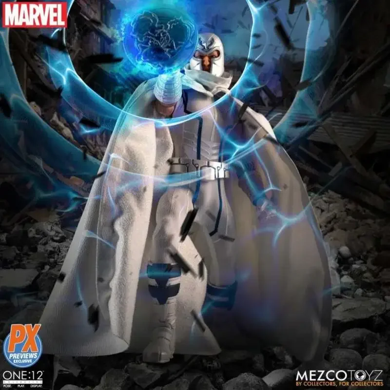 【In Stock】 Genuine Ant Mezco PX Limited X-Men Magnet King White 6-inch Joint Action Figure Model Toys Gifts