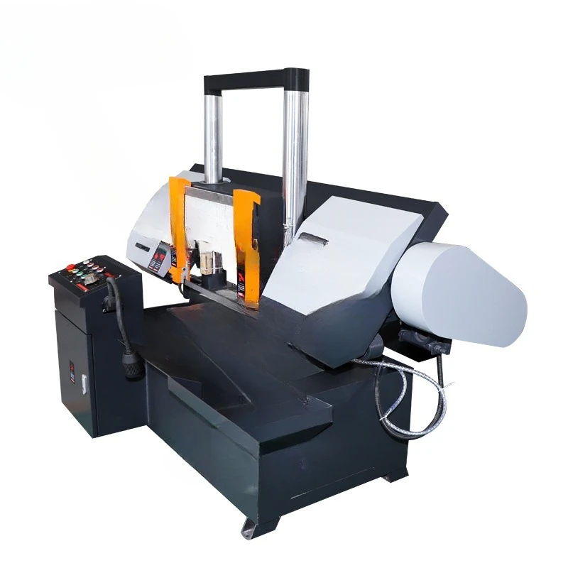 

GB4230 metal band sawing machine 4230 hydraulic semi-automatic double column metal sawing machine