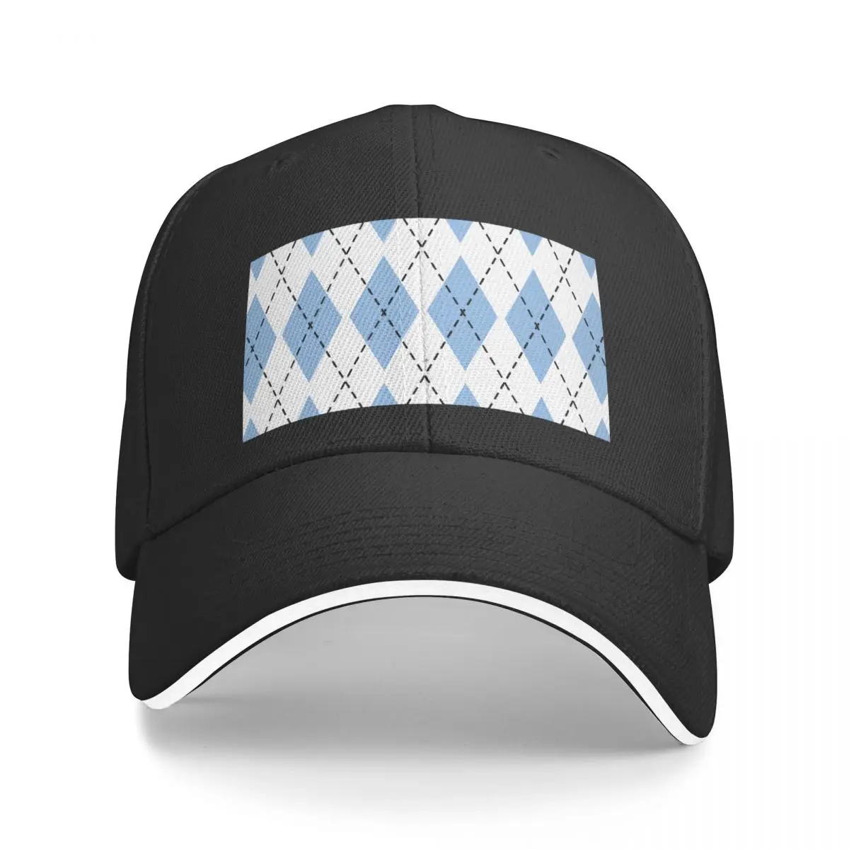 Argyle Carolina Pattern Baseball Cap Custom Cap Cosplay Golf Women Men's