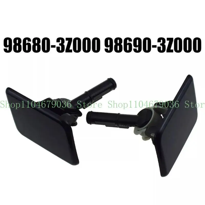 

652F Precise Fit Headlight Washer Cover Caps 986803Z000 986903Z000 for Vehicle 1 Pair
