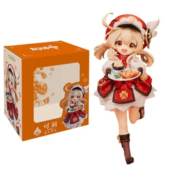 Anime Klee Xiao Figure Game Genshin Impact 17CM PVC Sitting Red Hat Bag Ornaments Model Kid Toys Doll Collection Ornaments Gift