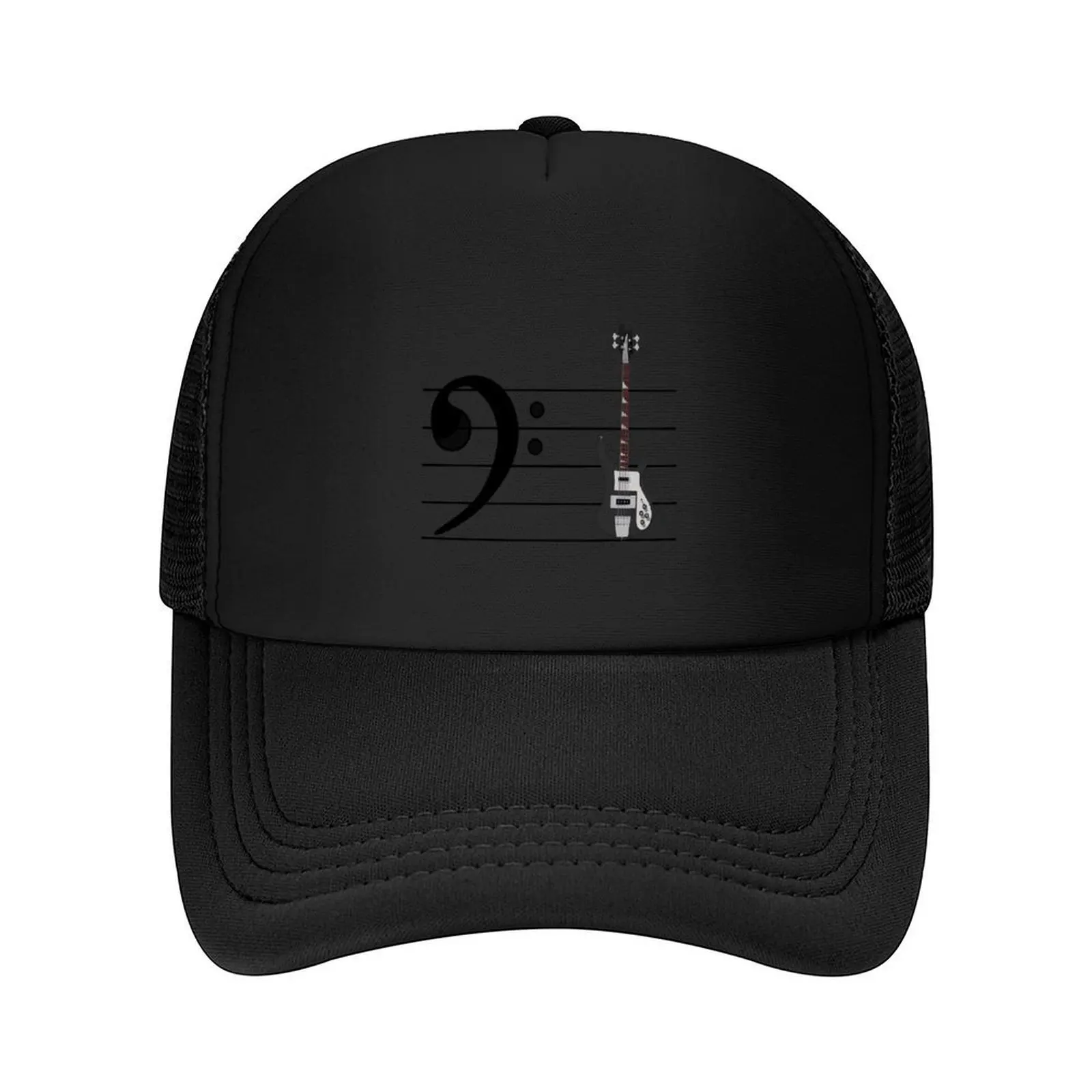

Bass clef with Bass Baseball Cap custom Hat dad hat hiking hat Vintage Women's Beach Outlet Men's