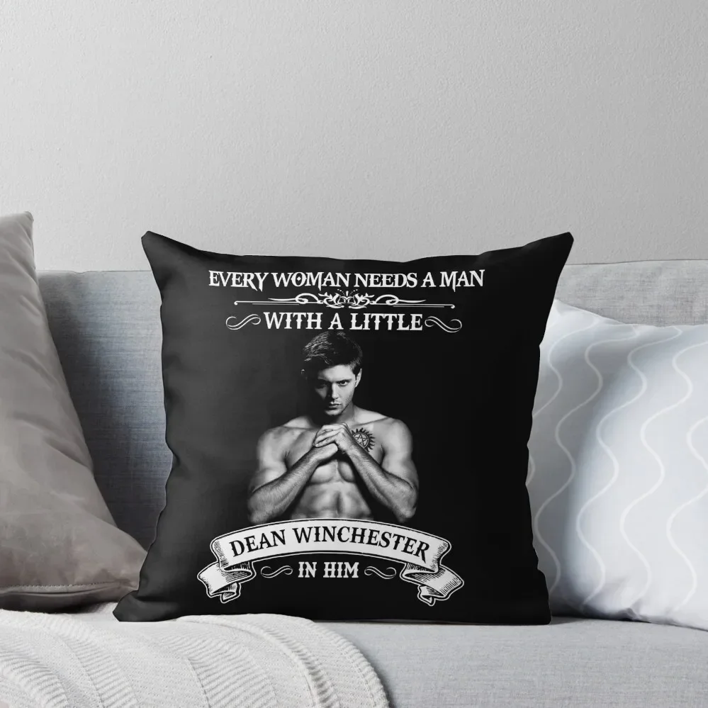 Every Woman Needs A Man With A Little Throw Pillow Cushions For Sofa Anime Decorative Cushions For Living Room anime girl Pillow