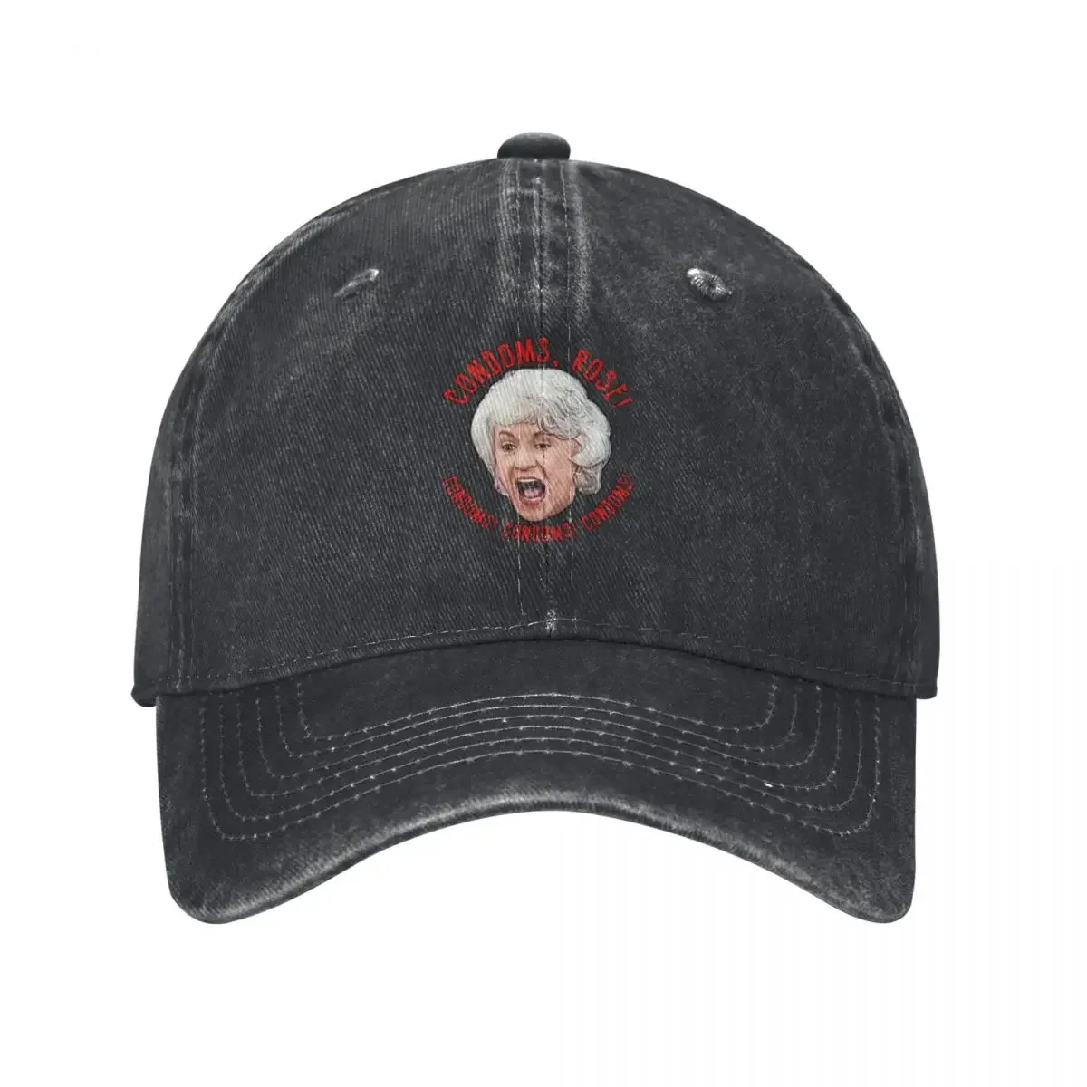 Golden Girls- Condoms, Rose! Baseball Cap Big Size Hat Hip Hop Bobble Hat Hats Woman Men's