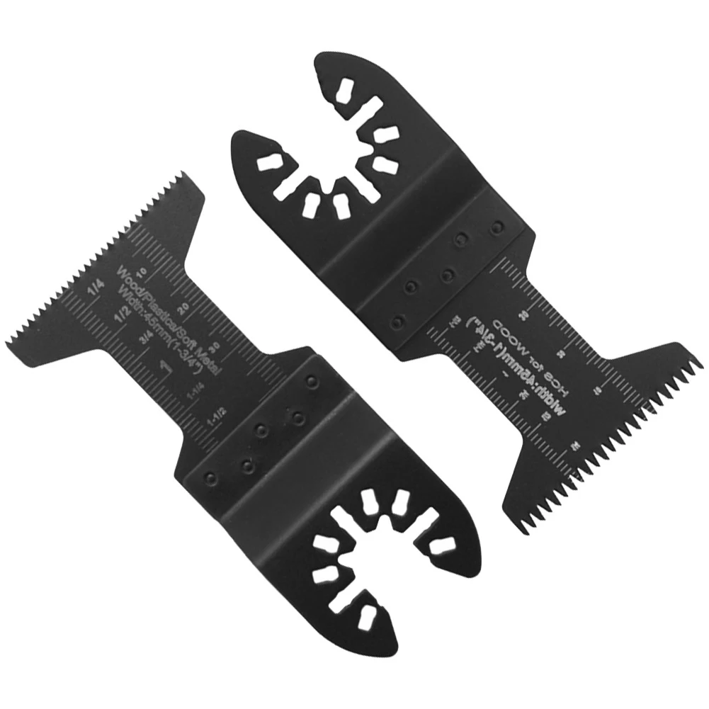 1/2 Pcs Oscillating Saw Blades HCS 45mm Straight Multitool Saw Blade For Renovator Power Tool PVC Pipe Copper Cutting