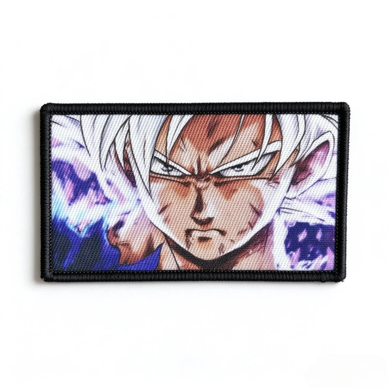 Dragon Ball Super Saiyan Cartoon Cute Embroidered Patch 2D Clothes Backpack DIY Fabric Patch Badge Anime Merchandise Wholesale view 2