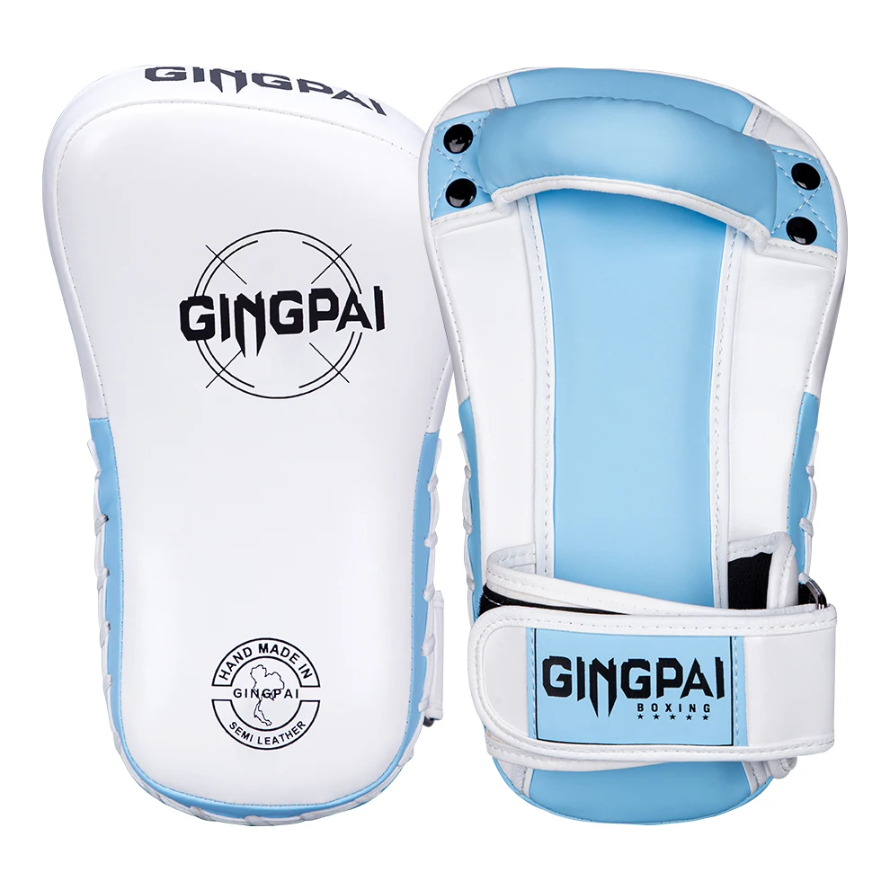 1 Paar Boxen PU Kick Pad Muay Thai Sanda Fußziel Hochelastischer Trainingsblock Freikampf MMA Taekwondo Sanda Handziel – Detail 3