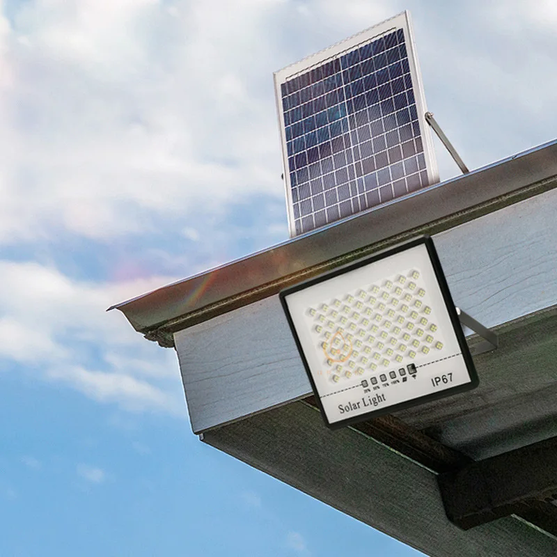 

Pop Solar Energy Courtyard Street Light Floodlight Outdoors Lighting Waterproof Ultra-bright High Power Energy Saving LED Wall L