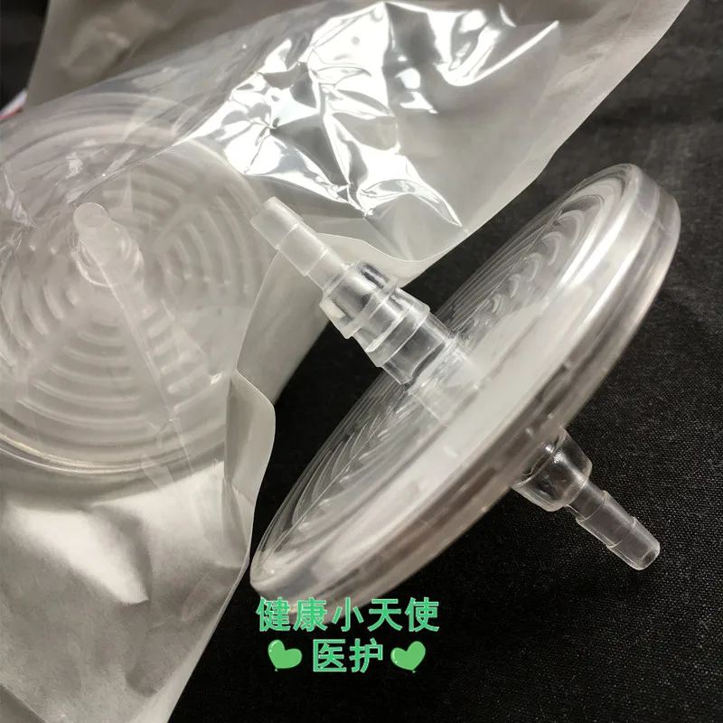 Sterile water blocking sterilization filter 0.2um oxygen generator suction machine negative pressure drainage PTFE filter 10pcs