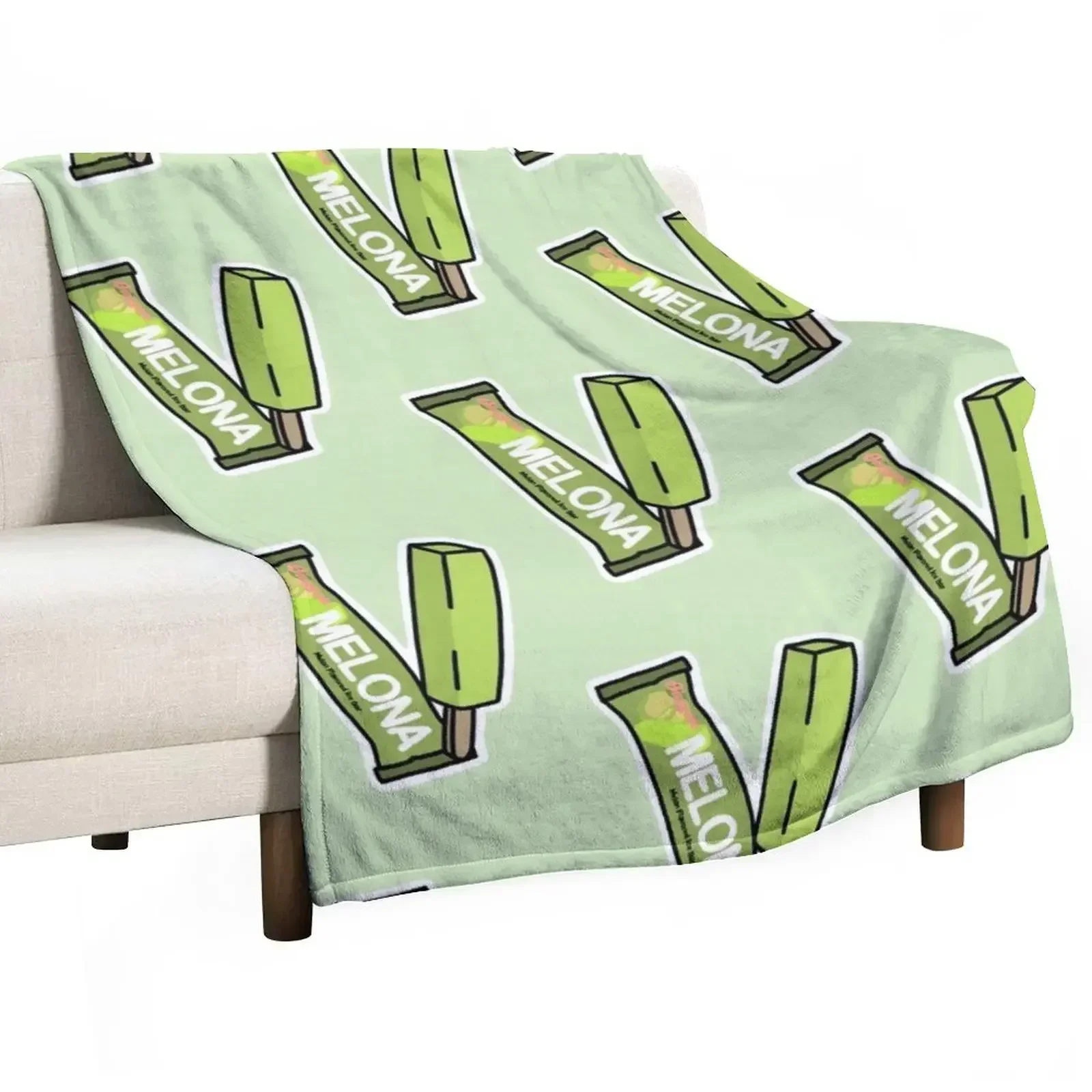 Manta de bar Melona, manta ultrasuave y acogedora para tomar siestas y dormir
