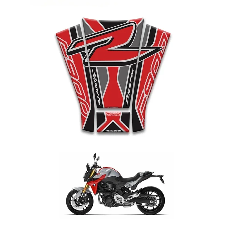 For BMW F900R 2020 Motorcycle Tank Pad Protector 3D Gel Sticker Decal - 6