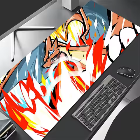 Mouse Pad Gaming Accessories PC Gamer alfombrilla xxl Pokemon Charizard Computer Desk Mat Laptop Varmilo Keyboard Pads Mousepad