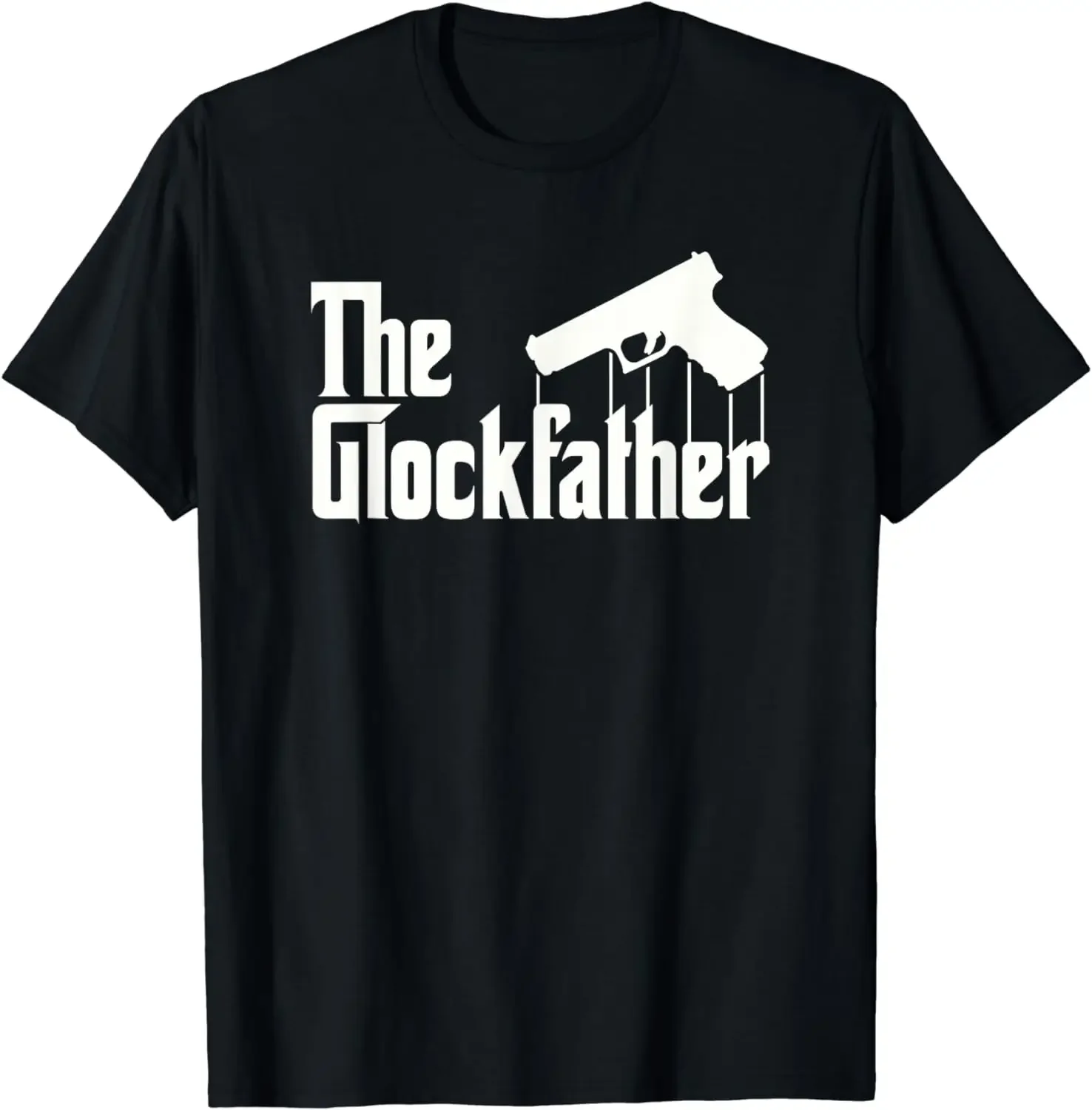 Camiseta de The Glockfather para hombre, camisa divertida para amantes de las armas, ropa de verano, 2024