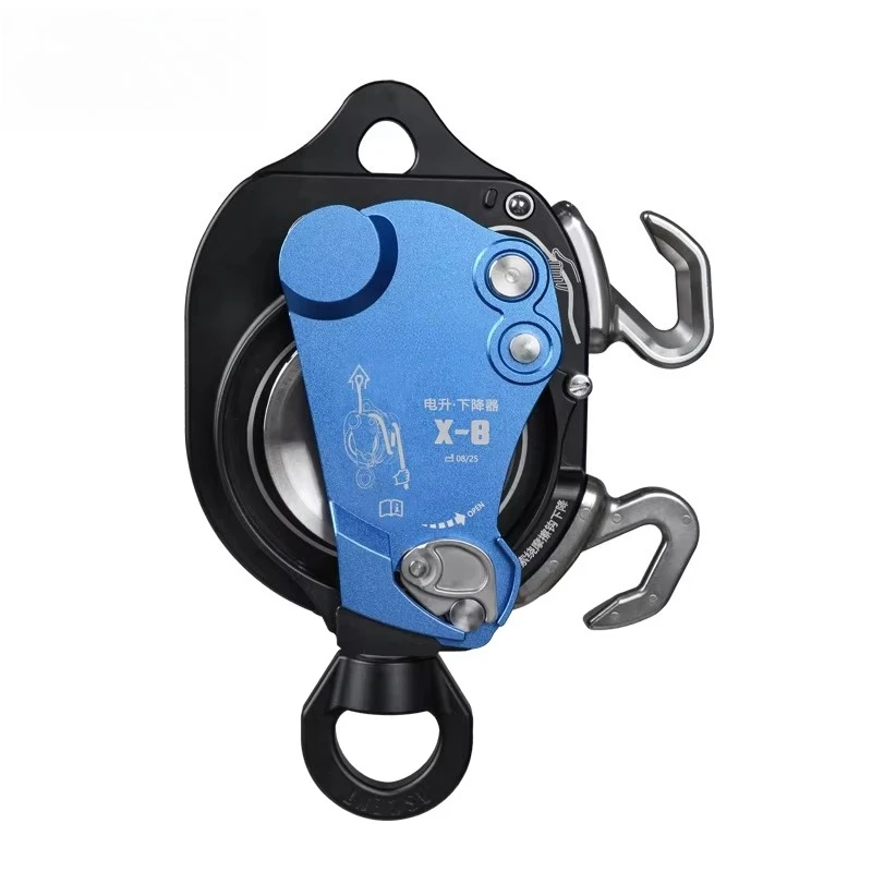 Escalador de cuerda ligero Ascender Power Drive con freno automático y velocidad ajustable para protección contra caídas industrial y de rescate
