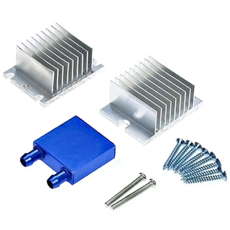 1 Set Mini condizionatore d\'aria Kit fai da te termoelettrico Peltier Cooler refrigerazione sistema di raffreddamento + ventola per strumento