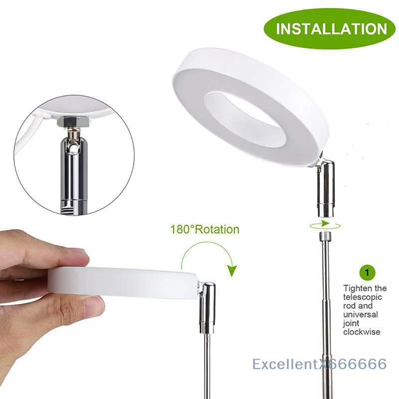 

LED Grow Light for Indoor Plants Adjustable Spectrum Dimmable Lamp for Healthy Growth Seedlings Flowers Herbs