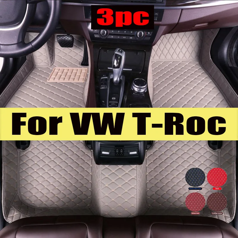 

Car Floor Mats For VW VW T-Roc A11 AC7 2018 2019 2020 Waterproof Tapete Automotivo Para Carro Car Mats Car trunk mat